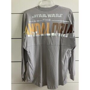 Disney Star Wars The Mandalorian Din Djarin Gray Spirit Jersey Size XS READ!!